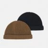 Only & Sons ONSSHORT BEANIE 2 PACK - Beanie - Black/camel -Only & Sons shop e469105a95b74517b763e469da984ca0