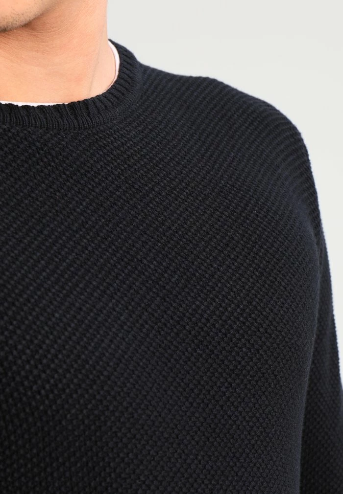 Only & Sons ONSDAN STRUCTURE CREW NECK - Jumper - Black 6 Only & Sons ONSDAN STRUCTURE CREW NECK - Jumper - Black - Image 4