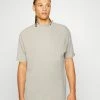 Only & Sons ONSKEITH WAFFLE MOCK TEE - Basic T-shirt - Silver Lining