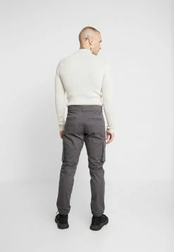 Only & Sons ONSCAM STAGE CUFF - Cargo Trousers - Grey Pinstripe -Only & Sons shop e85595aa429b400ba96ab23a41ee0c2d
