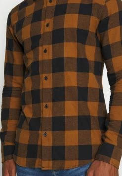 Only & Sons ONSGUDMUND LIFE CHECKED SHIRT - Shirt - Brown -Only & Sons shop e9268ad936e7403da588ca6bc14f663d