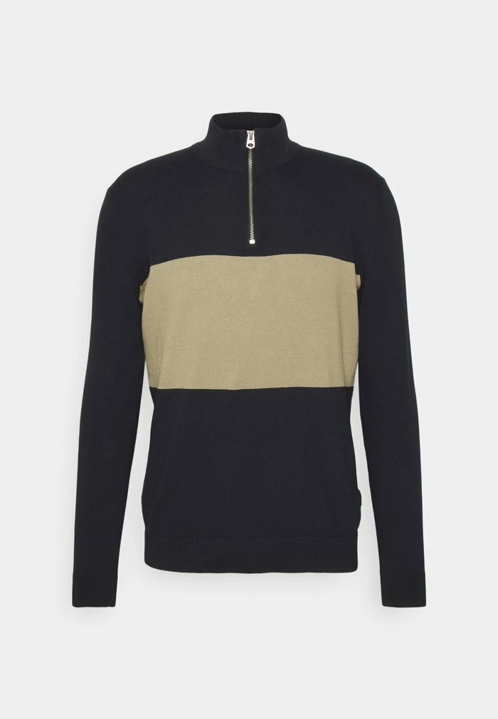 Only & Sons ONSALEX HALF ZIP - Jumper - Dark Navy 7 Only & Sons ONSALEX HALF ZIP - Jumper - Dark Navy - Image 5