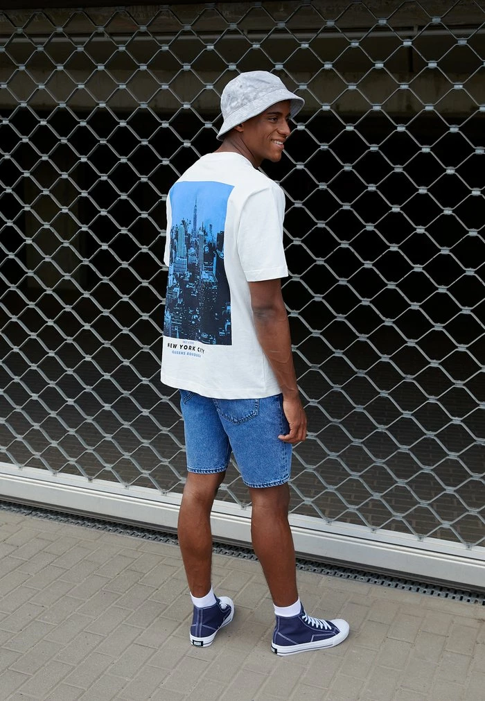 Only & Sons ONSFRED CITY - Print T-shirt - Cloud Dancer 3 Only & Sons ONSFRED CITY - Print T-shirt - Cloud Dancer