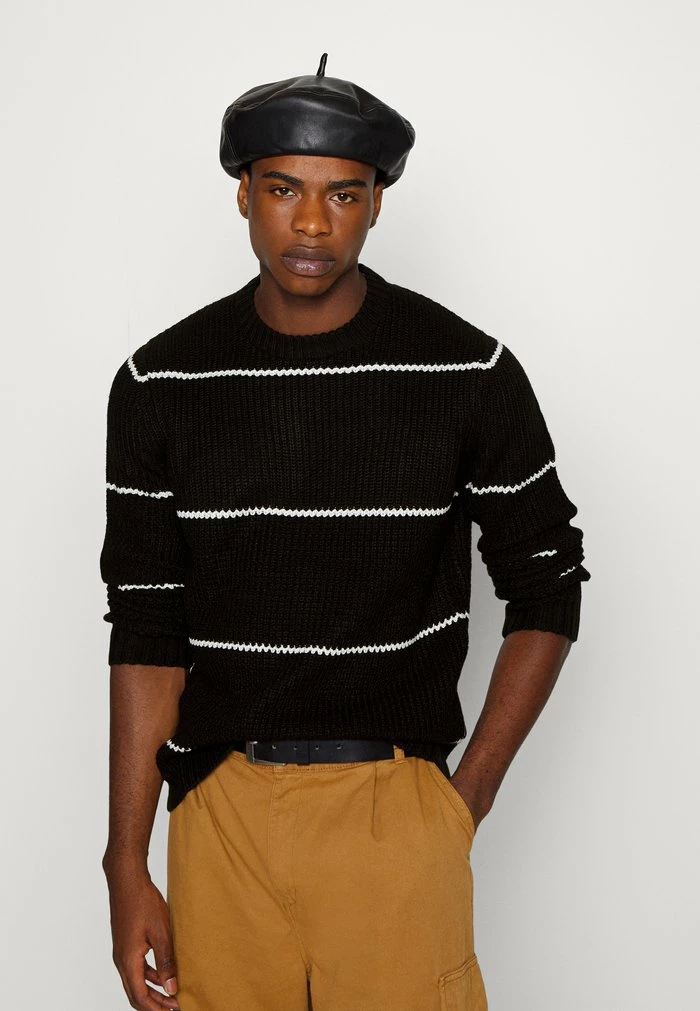 Only & Sons ONSADAM CREWNECK - Jumper - Black 6 Only & Sons ONSADAM CREWNECK - Jumper - Black - Image 4