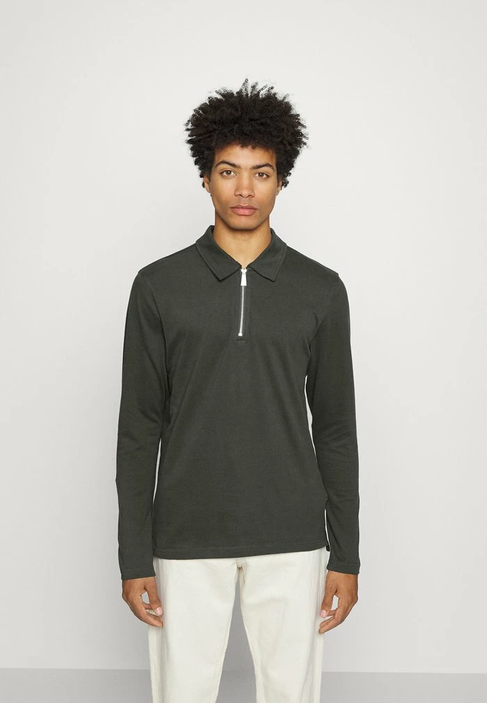 Only & Sons ONSVOLKER LIFE ZIP - Polo Shirt - Peat 3 Only & Sons ONSVOLKER LIFE ZIP - Polo Shirt - Peat