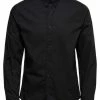 Only & Sons KLASSISCHES - Formal Shirt - Black -Only & Sons shop ecc0e6f646d843958458aac23afda11d