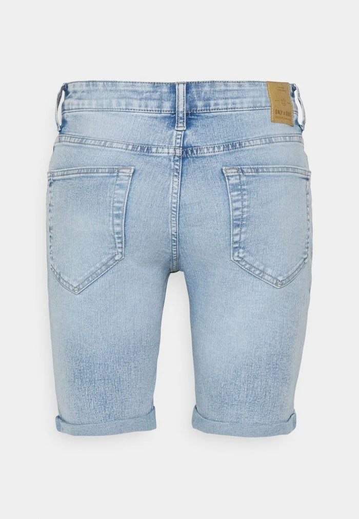 Only & Sons ONSPLY LIFE - Denim Shorts - Blue Denim 4 Only & Sons ONSPLY LIFE - Denim Shorts - Blue Denim - Image 2