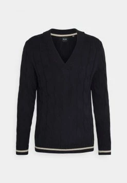 Only & Sons ONSPHILIP STRAIGHT CABLE - Jumper - Dark Navy -Only & Sons shop efce8ea23a234dd4b7b1c0d030dc5cda