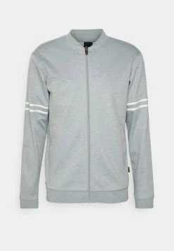 Only & Sons ONSSQUID UNISEX - Training Jacket - Light Grey Melange -Only & Sons shop f1145f1da9d94ecda0ecaef3e768591d