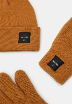 Only & Sons ONSXBOX GLOVES BEANIE UNISEX SET - Gloves - Camel -Only & Sons shop f16a97743f294baf8de7b87ee3de8097