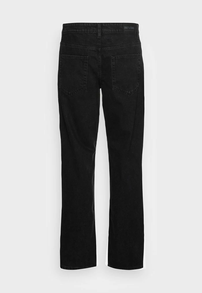 Only & Sons ONSEDGE LOOSE BLACK - Flared Jeans - Black Denim 4 Only & Sons ONSEDGE LOOSE BLACK - Flared Jeans - Black Denim - Image 2