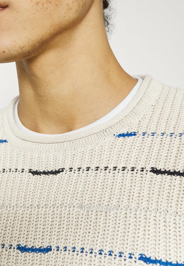 Only & Sons ONSBRUCE LIFE STRIPE - Jumper - Pelican 7 Only & Sons ONSBRUCE LIFE STRIPE - Jumper - Pelican - Image 5