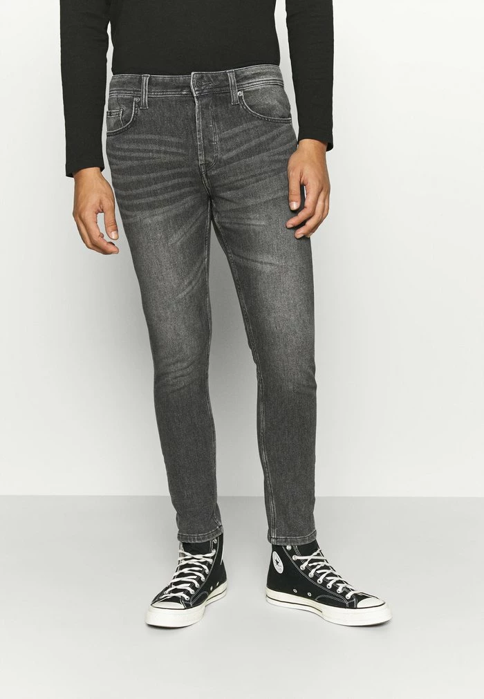 Only & Sons ONSDRAPER LIFE - Slim Fit Jeans - Grey Denim 3 Only & Sons ONSDRAPER LIFE - Slim Fit Jeans - Grey Denim