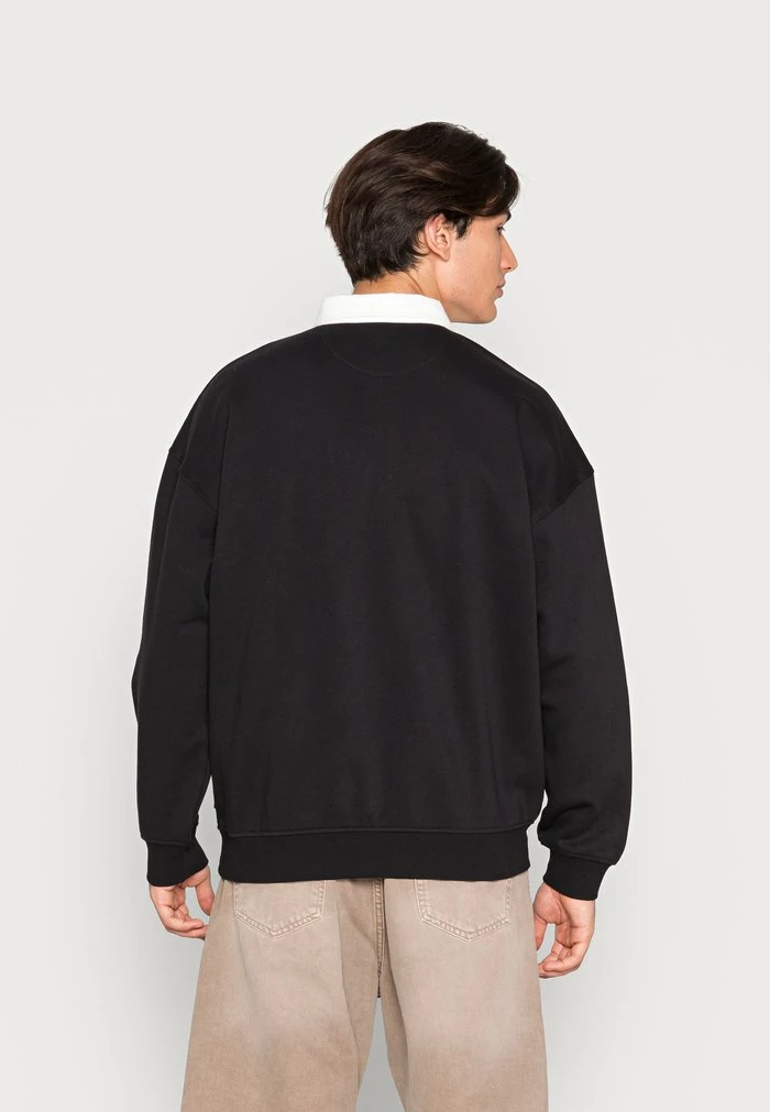 Only & Sons ONSDAVID RUGBY - Polo Shirt - Black 5 Only & Sons ONSDAVID RUGBY - Polo Shirt - Black - Image 3