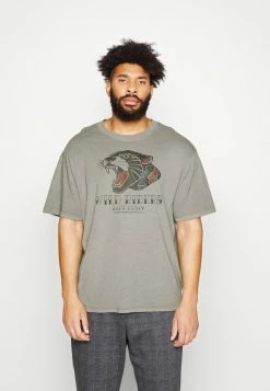 Only & Sons ONSFRED SCHOOL - Print T-shirt - Silver