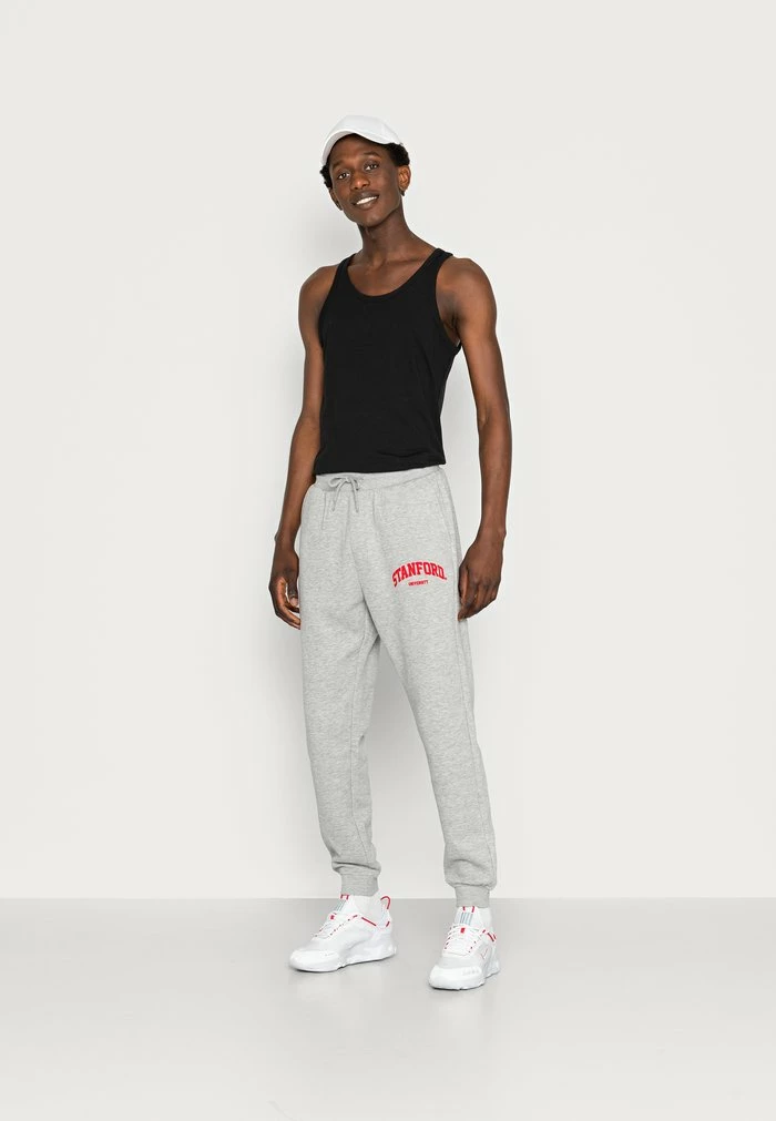 Only & Sons ONSTOM STANFORD PANTS - Tracksuit Bottoms - Light Grey 4 Only & Sons ONSTOM STANFORD PANTS - Tracksuit Bottoms - Light Grey - Image 2