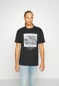 Only & Sons ONSSEB TEE - Print T-shirt - Black
