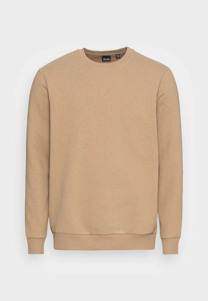 Only & Sons ONSCERES LIFE CREW NECK - Sweatshirt - Chinchilla 3 Only & Sons ONSCERES LIFE CREW NECK - Sweatshirt - Chinchilla