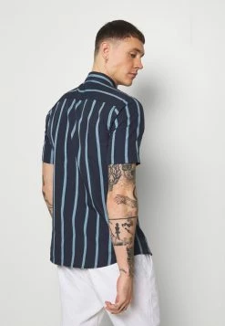 Only & Sons ONSTRAVIS LIFE STRIPED - Shirt - Dark Navy -Only & Sons shop f856d64638bc43d89b94989db29a106a
