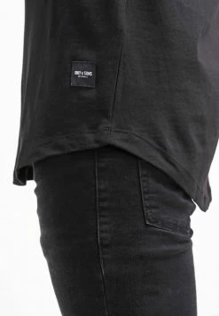 Only & Sons ONSMATT LIFE LONGY - Basic T-shirt - Black -Only & Sons shop f8f3dbf6fa0c4c54b654405d585b8202