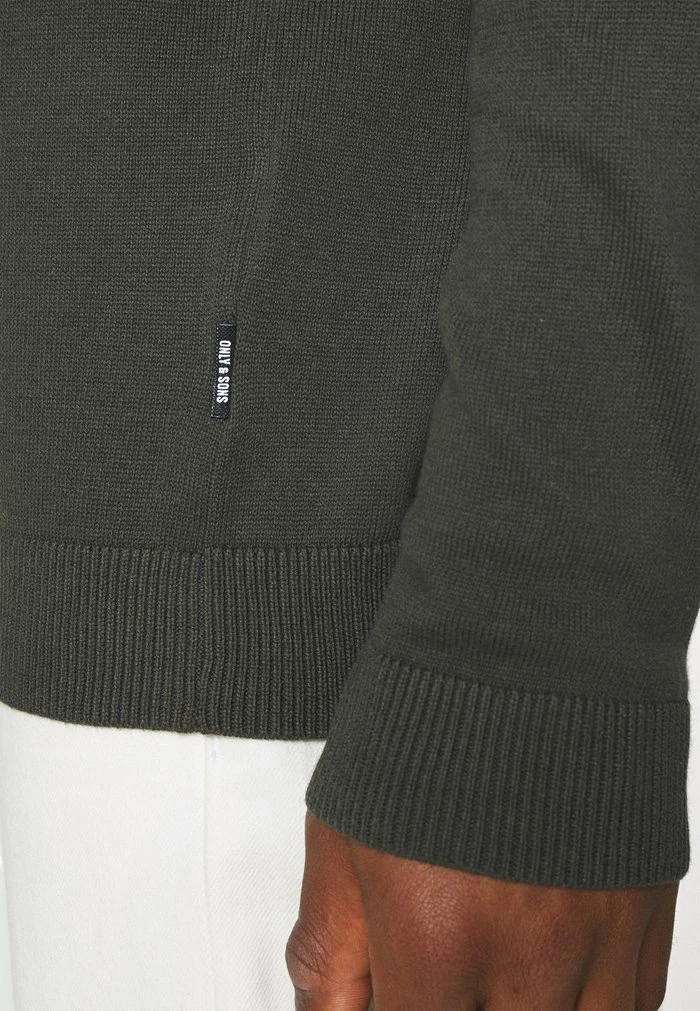 Only & Sons ONSALEX SOLID CREW NECK - Jumper - Peat 7 Only & Sons ONSALEX SOLID CREW NECK - Jumper - Peat - Image 5