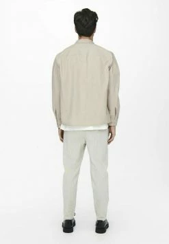 Only & Sons Shirt - Beige -Only & Sons shop fa4206c2da3f4d83a9eaf22ceca5b313
