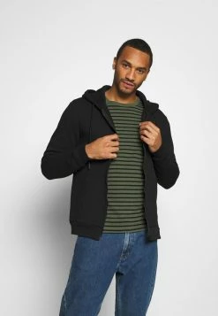 Only & Sons ONSCERES LIFE ZIP HOODIE - Zip-up Sweatshirt - Black