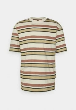 Only & Sons ONSFRED PRINTED STRIPE TEE - Print T-shirt - Silver -Only & Sons shop fb82bcf20fc24b40b1be4dd76cfa0c0e