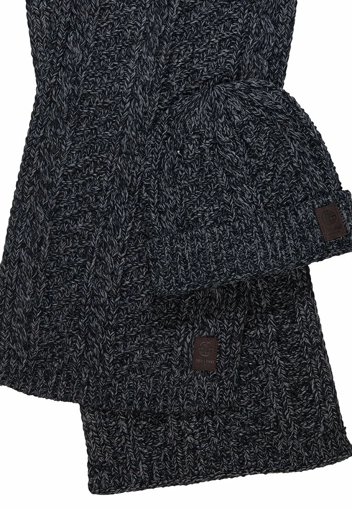Only & Sons ONSERIK BOX SCARF BEANIE - Scarf - Black 9 Only & Sons ONSERIK BOX SCARF BEANIE - Scarf - Black - Image 7