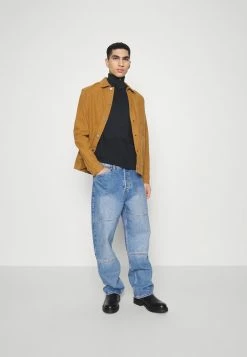 Only & Sons ONSELIAS BLOCK HIGH NECK - Jumper - Dark Navy -Only & Sons shop fcae8482861c4e329047551821eb3a70