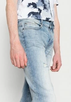 Only & Sons ONSLOOM LIFE SLIM DAMAGEMA - Slim Fit Jeans - Blue Denim -Only & Sons shop fcc1d8b13ae346b782d714bb0579a4f4