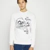 Only & Sons ONSLOONEY LIFE REG CREW NECK - Sweatshirt - Star White -Only & Sons shop fd22a384d4f54e17a4654e03587b05c3