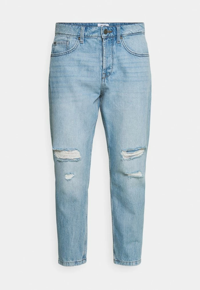Only & Sons ONSAVI BEAM LIFE CROP - Jeans Tapered Fit - Blue Denim 7 Only & Sons ONSAVI BEAM LIFE CROP - Jeans Tapered Fit - Blue Denim - Image 5