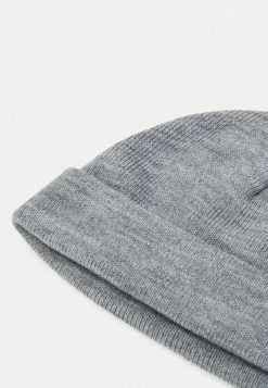 Only & Sons ONSEVAN SHORT BEANIE UNISEX - Beanie - Light Grey Melange -Only & Sons shop ff53aa0daab744f6bede1f99c77469a1