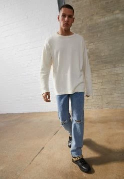 Only & Sons ONSEDGE LOOSE WASHED - Straight Leg Jeans - Blue Denim